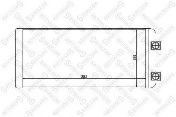 Теплообменник, отопление салона STELLOX 82-05008-SX