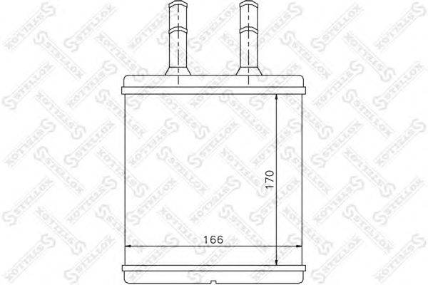 Теплообменник, отопление салона STELLOX 82-05018-SX