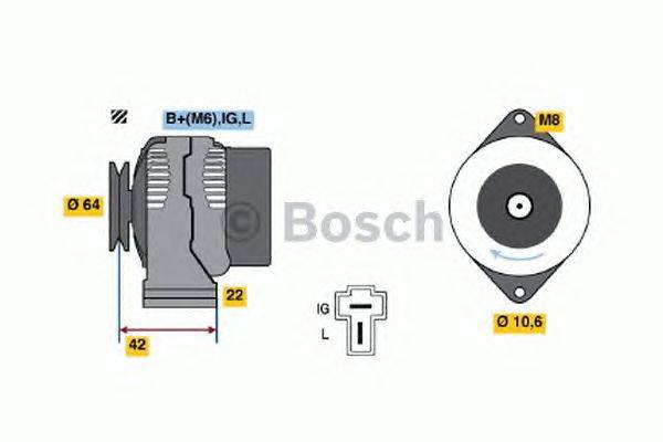 Генератор BOSCH 0 986 036 641