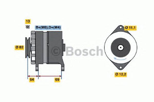 Генератор BOSCH 0 986 041 940