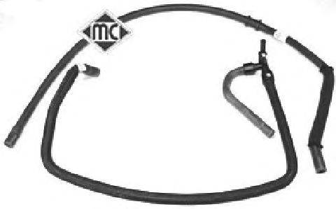 Шланг радиатора Metalcaucho 08648