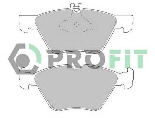 Комплект тормозных колодок, дисковый тормоз PROFIT 50001050