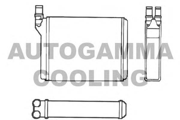 Теплообменник, отопление салона AUTOGAMMA 101616