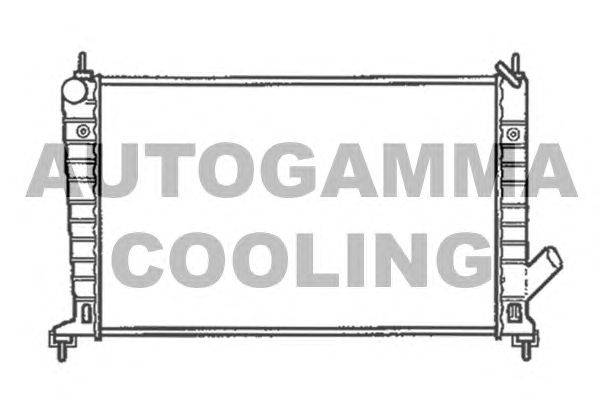 Радиатор, охлаждение двигателя AUTOGAMMA 102301