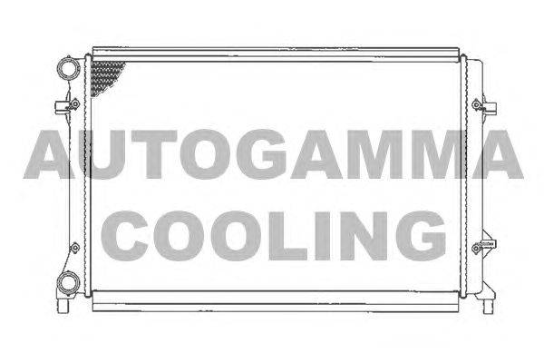 Радиатор, охлаждение двигателя AUTOGAMMA 103613