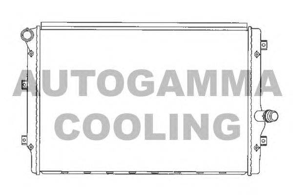 Радиатор, охлаждение двигателя AUTOGAMMA 103614