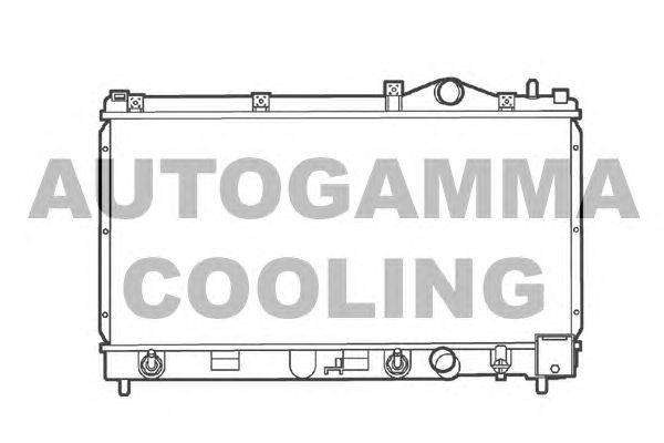 Радиатор, охлаждение двигателя AUTOGAMMA 103734