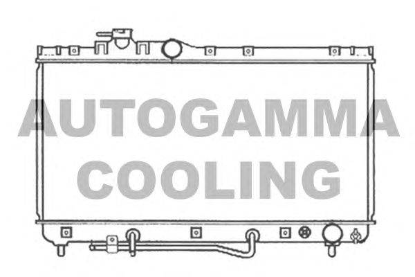 Радиатор, охлаждение двигателя AUTOGAMMA 103785