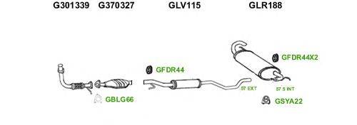 Система выпуска ОГ GT Exhaust 1022