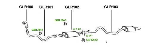 Система выпуска ОГ GT Exhaust 1031