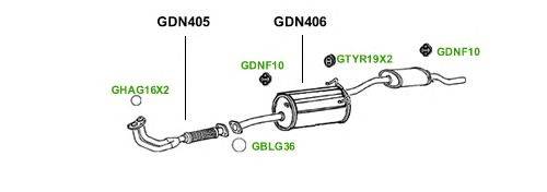 Система выпуска ОГ GT Exhaust 1429