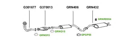 Система выпуска ОГ GT Exhaust 1784