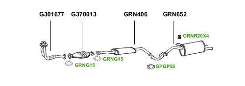 Система выпуска ОГ GT Exhaust 1785