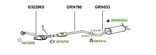 Система выпуска ОГ GT Exhaust 1859