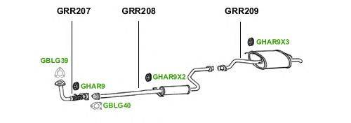 Система выпуска ОГ GT Exhaust 1989