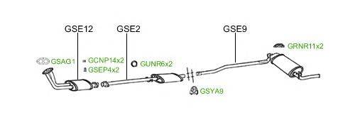 Система выпуска ОГ GT Exhaust 2123