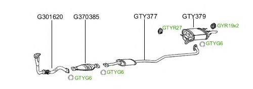 Система выпуска ОГ GT Exhaust 2269
