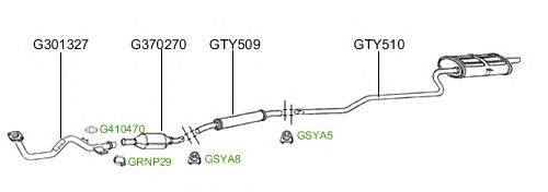 Система выпуска ОГ GT Exhaust 2272