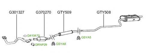 Система выпуска ОГ GT Exhaust 2273