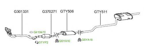 Система выпуска ОГ GT Exhaust 2280