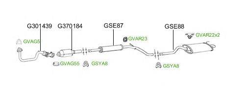 Система выпуска ОГ GT Exhaust 2706