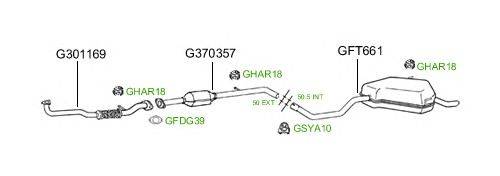 Система выпуска ОГ GT Exhaust 404