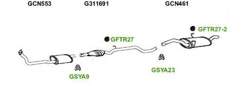 Система выпуска ОГ GT Exhaust 4609