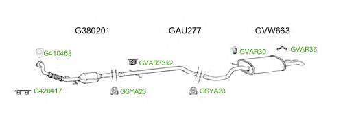 Система выпуска ОГ GT Exhaust 4714