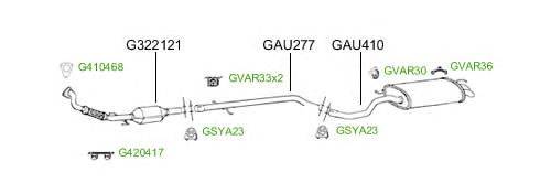 Система выпуска ОГ GT Exhaust 4733