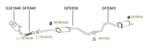 Система выпуска ОГ GT Exhaust 4756