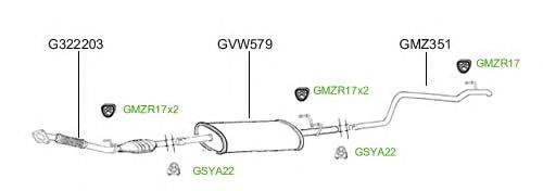Система выпуска ОГ GT Exhaust 4769