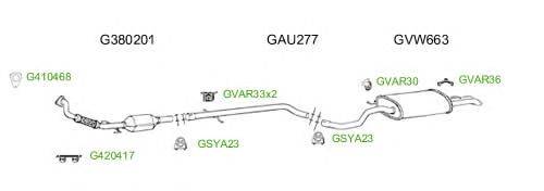 Система выпуска ОГ GT Exhaust 4814