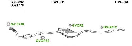 Система выпуска ОГ GT Exhaust 5738