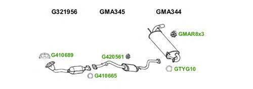 Система выпуска ОГ GT Exhaust 6523