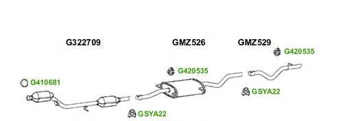 Система выпуска ОГ GT Exhaust 7601