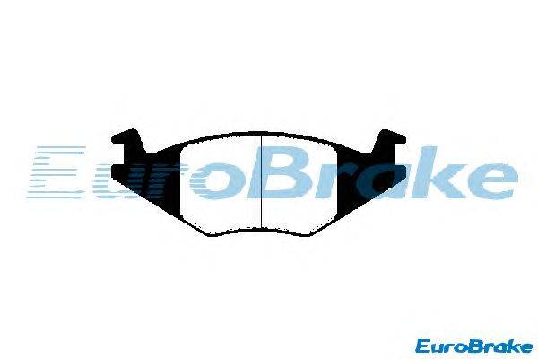 Комплект тормозных колодок, дисковый тормоз EUROBRAKE 5501224715