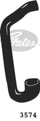 Шланг радиатора GATES 3574