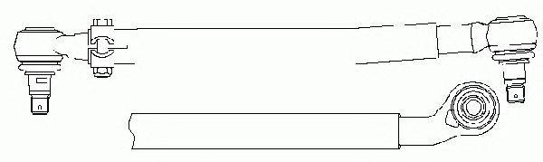 Поперечная рулевая тяга LEMFÖRDER 2145401