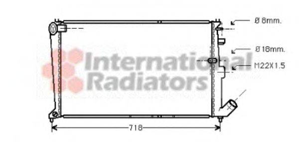 Радиатор, охлаждение двигателя 4SEASONS 106038