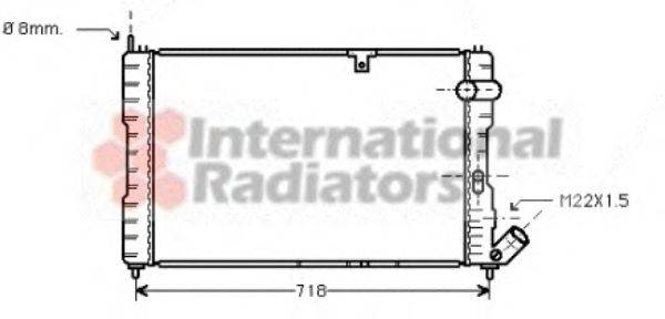 Радиатор, охлаждение двигателя BEHR 210864