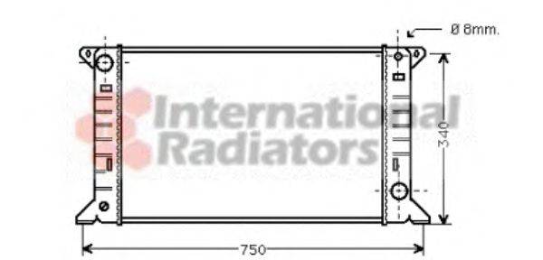 Радиатор, охлаждение двигателя NRF 50112