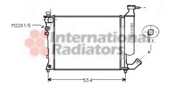 Радиатор, охлаждение двигателя PAPE 5031