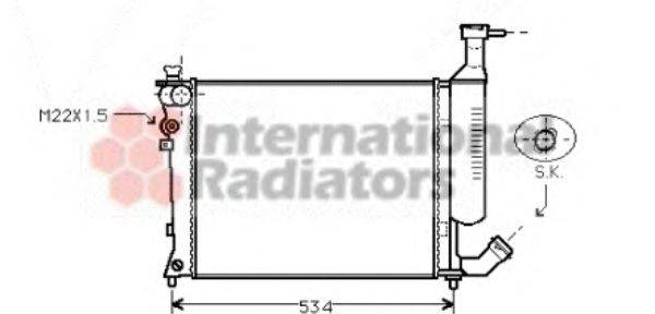 Радиатор, охлаждение двигателя PAPE 5064