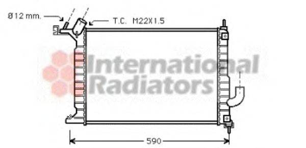 Радиатор, охлаждение двигателя 4SEASONS 121071