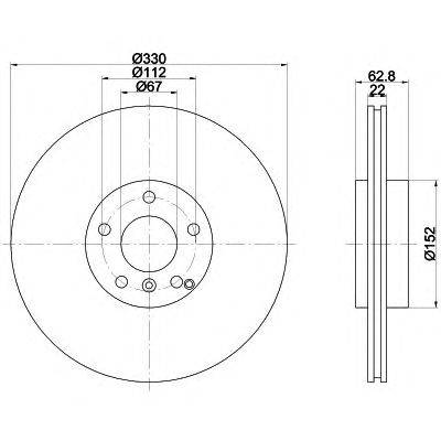 Тормозной диск TEXTAR 92150900