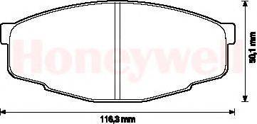 Комплект тормозных колодок, дисковый тормоз SPIDAN 30179