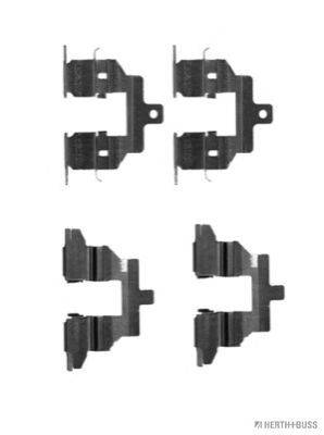 Комплектующие, колодки дискового тормоза HERTH+BUSS JAKOPARTS J3661023