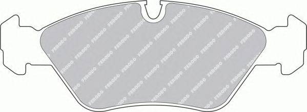 Комплект тормозных колодок, дисковый тормоз FERODO 20629