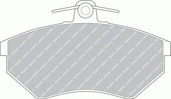 Комплект тормозных колодок, дисковый тормоз FERODO 20168