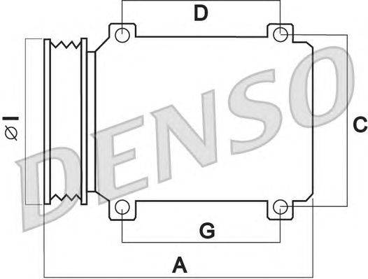 Компрессор, кондиционер DENSO DCP50301